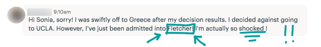 Fletcher Acceptance